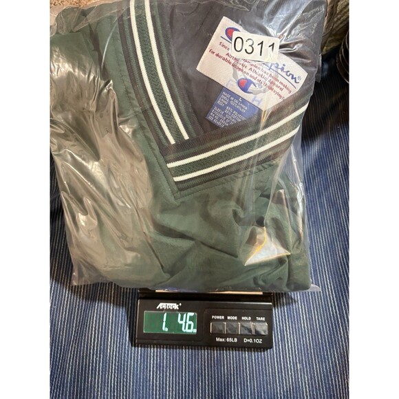Vintage Champion Jacket L Dublin Rocks Shamrocks Green Pullover V-Neck Retro - Picture 9 of 9